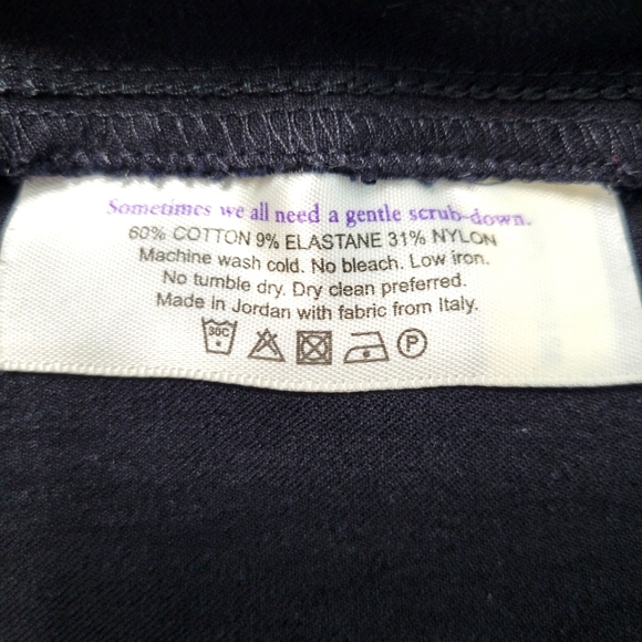 MM LaFleur Black front Zip stretch Pants Size 4 - Picture 9 of 9